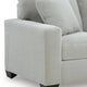 Gesi Loveseat w 2 Pillows | Track Arms | Foam Fill Gray Corduroy 62"