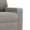 Bonny Rocking Recliner Chair | Manual Pull Tab | Neutral Iron Gray Polyester