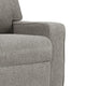 Bonny Rocking Recliner Chair | Manual Pull Tab | Neutral Iron Gray Polyester