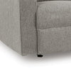 Bonny Rocking Recliner Chair | Manual Pull Tab | Neutral Iron Gray Polyester