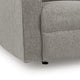 Bonny Rocking Recliner Chair | Manual Pull Tab | Neutral Iron Gray Polyester
