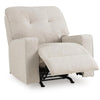 Bonny Rocking Recliner Chair | Manual Pull Tab | Stone Beige Polyester