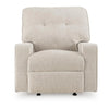 Bonny Rocking Recliner Chair | Manual Pull Tab | Stone Beige Polyester