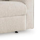 Bonny Rocking Recliner Chair | Manual Pull Tab | Stone Beige Polyester