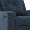 Daso Zero Wall Recliner Chair | Manual Pull Tab | Ink Blue Polyester