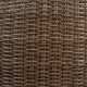 Dyan Outdoor Coffee Table | 36" Round Drum | Brown Beige Woven Wicker