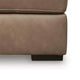 Vyas Oversized Square Ottoman | Sahara Brown Top Grain Leather | 37x37