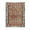 Nyas 8 x 10 Large Area Rug | Aztec Inspired Patterns | Sienna & Ivory