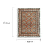 Nyas 8 x 10 Large Area Rug | Aztec Inspired Patterns | Sienna & Ivory