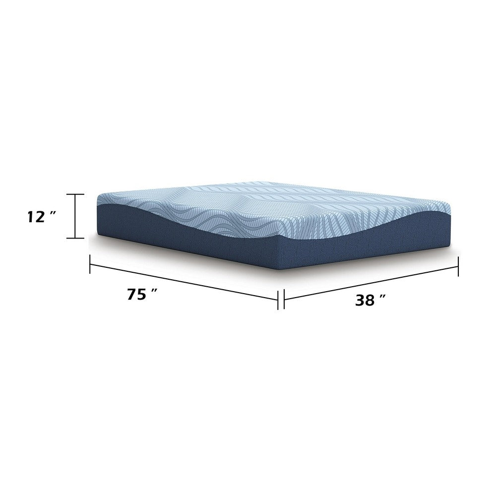Ammy Twin | Firm Comfort | High Density Memory Foam | Polyester | 12"