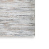 Myas 8 x 10 Large Area Rug | Memory Foam Pad | Abstract Gray Brown Faux Fur