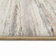 Myas 8 x 10 Large Area Rug | Memory Foam Pad | Abstract Gray Brown Faux Fur