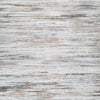 Myas 8 x 10 Large Area Rug | Memory Foam Pad | Abstract Gray Brown Faux Fur