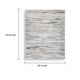 Myas 8 x 10 Large Area Rug | Memory Foam Pad | Abstract Gray Brown Faux Fur