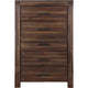 Pim Tall Dresser Chest with 5 Drawers | Solid Acacia Wood | Brown