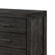 Pim Wide Dresser with 6 Drawers | Solid Acacia Wood | Graphite Gray