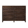 Cas Wide Dresser with 8 Drawers | Sengon Tekik Wood | Java Brown