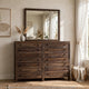 Cas Wide Dresser with 8 Drawers | Sengon Tekik Wood | Java Brown