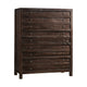 Cas Tall Dresser Chest with 5 Drawers | Sengon Tekik Wood | Java Brown