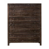 Cas Tall Dresser Chest with 5 Drawers | Sengon Tekik Wood | Java Brown