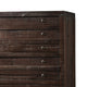 Cas Tall Dresser Chest with 5 Drawers | Sengon Tekik Wood | Java Brown
