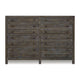 Cas Wide Dresser | 8 Drawers | Sengon Tekik Wood | Dark Gray