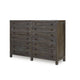 Cas Wide Dresser | 8 Drawers | Sengon Tekik Wood | Dark Gray