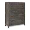 Cas Tall Dresser Chest | 5 Drawers | Sengon Tekik Wood | Dark Gray