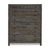 Cas Tall Dresser Chest | 5 Drawers | Sengon Tekik Wood | Dark Gray