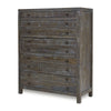 Cas Tall Dresser Chest | 5 Drawers | Sengon Tekik Wood | Dark Gray