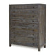 Cas Tall Dresser Chest | 5 Drawers | Sengon Tekik Wood | Dark Gray