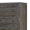 Cas Tall Dresser Chest | 5 Drawers | Sengon Tekik Wood | Dark Gray