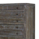 Cas Tall Dresser Chest | 5 Drawers | Sengon Tekik Wood | Dark Gray