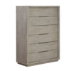 Jose Tall Dresser Chest with 6 Drawers | Mineral Solid Acacia Wood