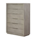 Jose Tall Dresser Chest with 6 Drawers | Mineral Solid Acacia Wood