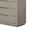 Jose Tall Dresser Chest with 6 Drawers | Mineral Solid Acacia Wood