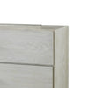 Glimps Wide Dresser with 6 Drawers | Plinth Base | Gray Wood