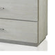 Glimps Wide Dresser with 6 Drawers | Plinth Base | Gray Wood