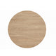 Cleo Dining Table | Round Brown Sintered Stone | Gray Steel Base 54"