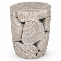 Bleached Teak, White