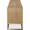 Bruce TV St& Media Cabinet | Storage & Shelves | Steel | Brown 74"