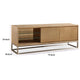 Bruce TV St& Media Cabinet | Storage & Shelves | Steel | Brown 74"