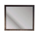 Enzo Wall-Dresser L&scape Mirror with Beveled Glass | Brown Wood 38x45