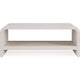 Danny Coffee Table with Shelf | Waterfall Design | Sugar Wood 48"
