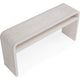 Danny Console Table with Shelf | Waterfall Design | Sugar Wood 60"