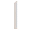 Danny Coastal Wall-Dresser Mirror | Beveled Glass | White MDF-Solid Wood 37x42