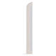 Danny Coastal Wall-Dresser Mirror | Beveled Glass | White MDF-Solid Wood 37x42