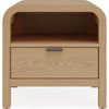 Danny Nightst& | 1 Drawer & Shelf | USB Ports | Timber Meranti Wood