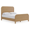 Danny King Platform Bed with Waterfall Design | Timber Brown Solid Wood