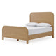 Danny King Platform Bed with Waterfall Design | Timber Brown Solid Wood